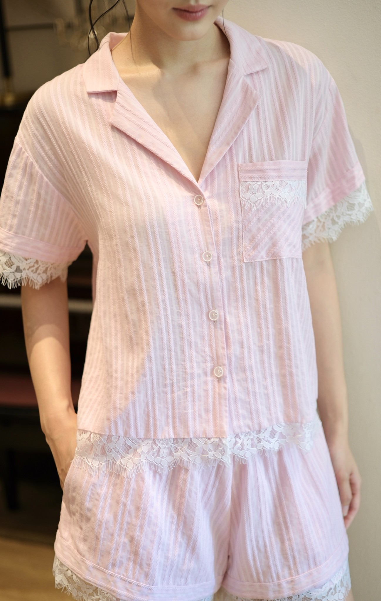 Bộ Cotton Thô Áo Cộc Quần Cộc BN680_thumbnail_2