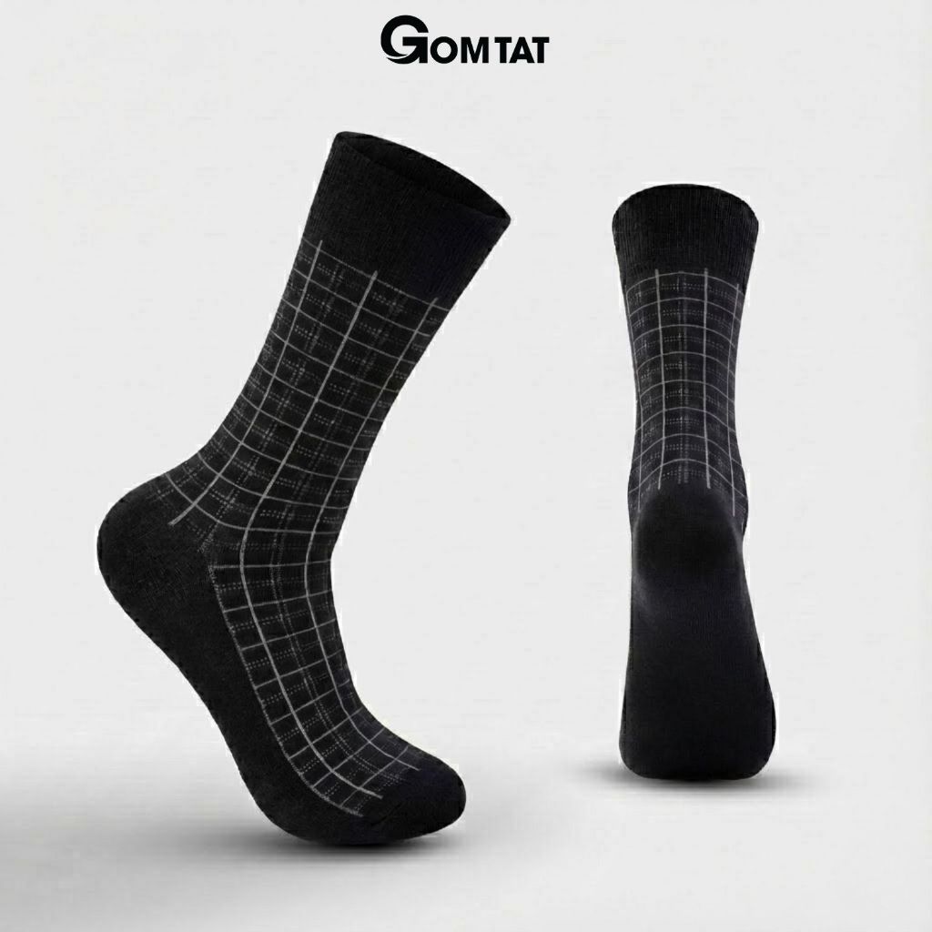 Tất giày tây nam họa tiết ca rô mảnh LUX-TAY11_thumbnail_0