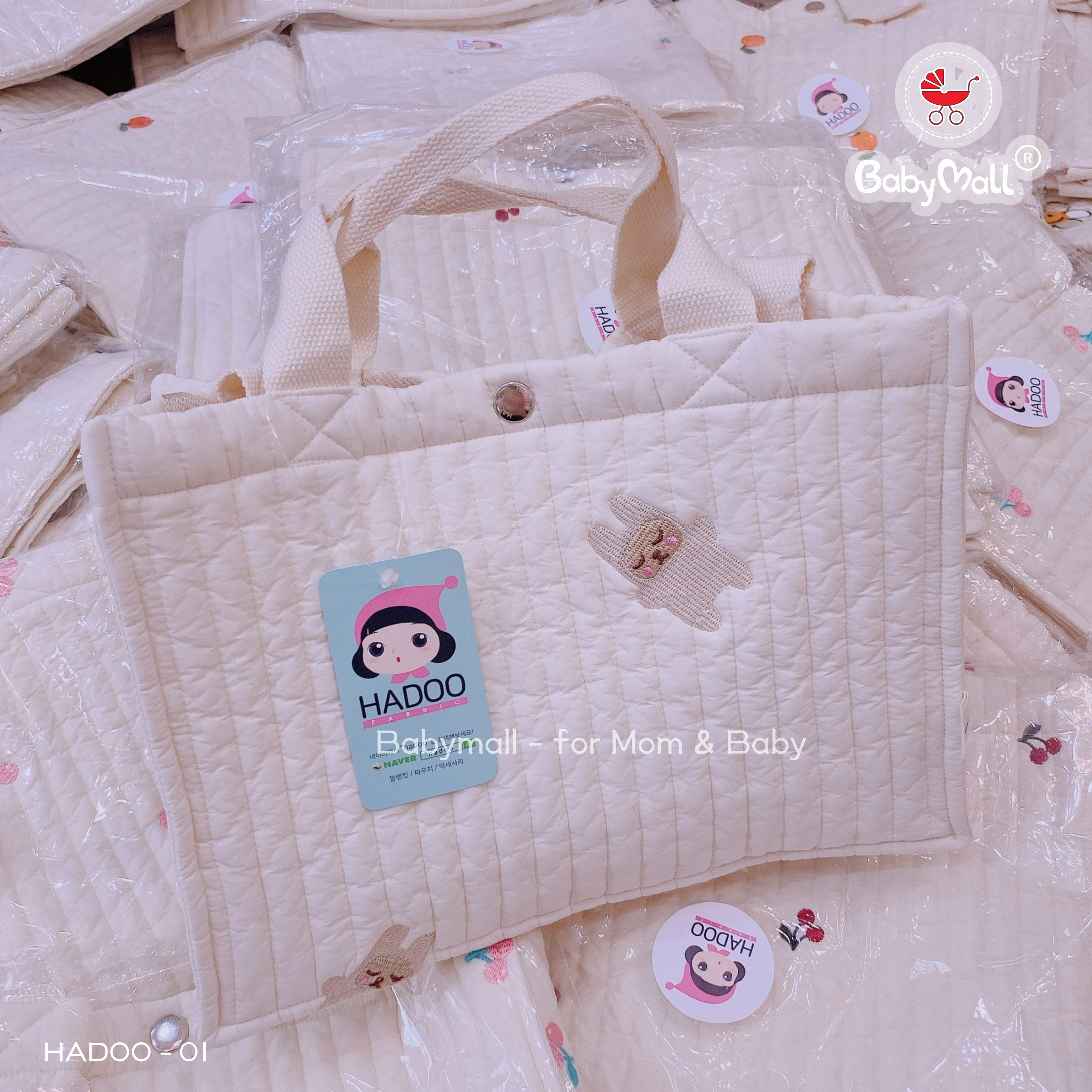 Túi bỉm sữa handmade HADOO KOREA