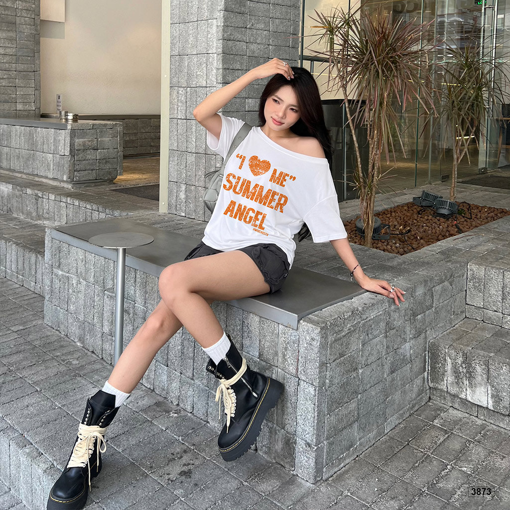 Áo thun nữ oversize phong cách lệch vai cá tính Miucho 3873_thumbnail_3