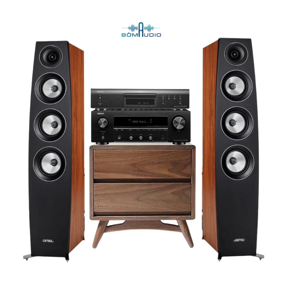 Combo Amply DENON DRA-800H + Đầu CD DENON DCD-900NE + Loa Cột JAMO C97II - B90_thumbnail_0