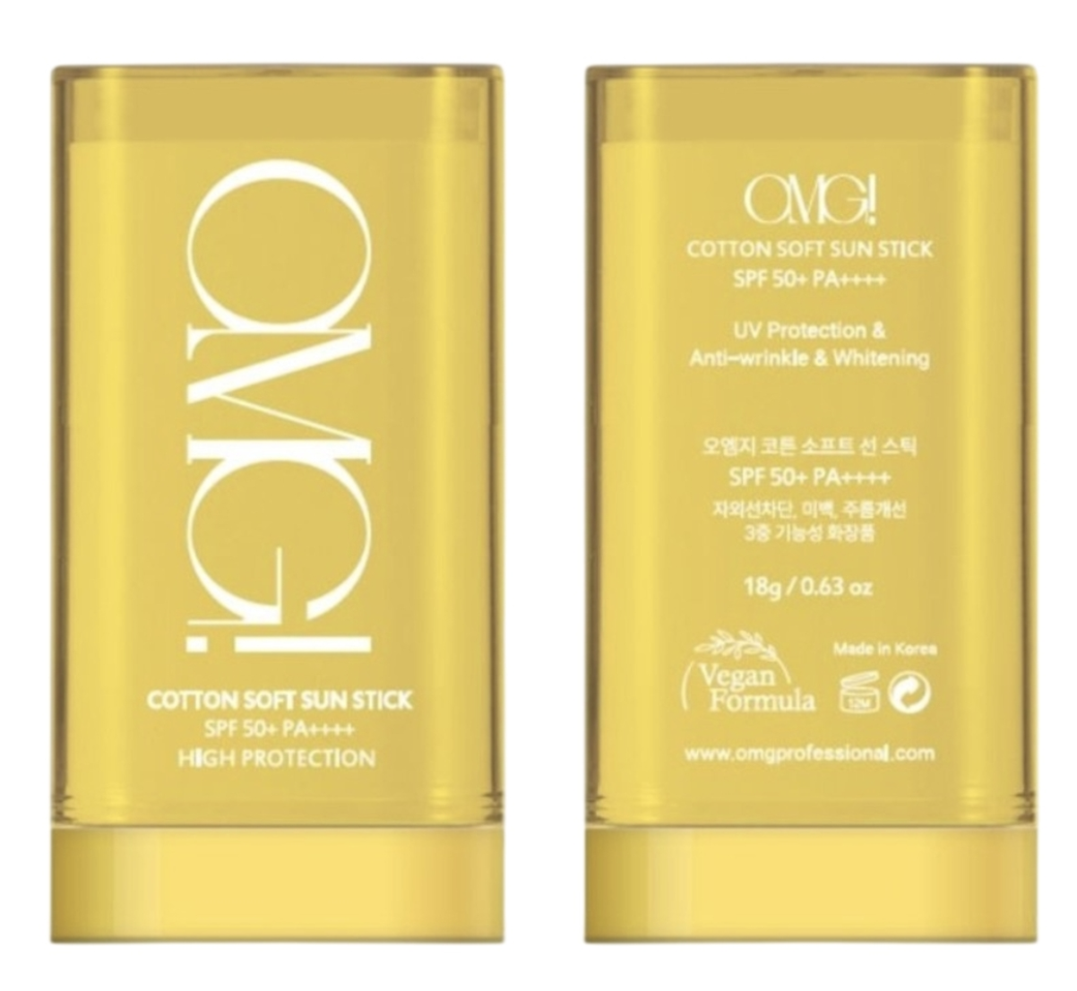 OMG PROTECTOR SOLAR SUAVE ALGODON SUN STICK SPF 50+