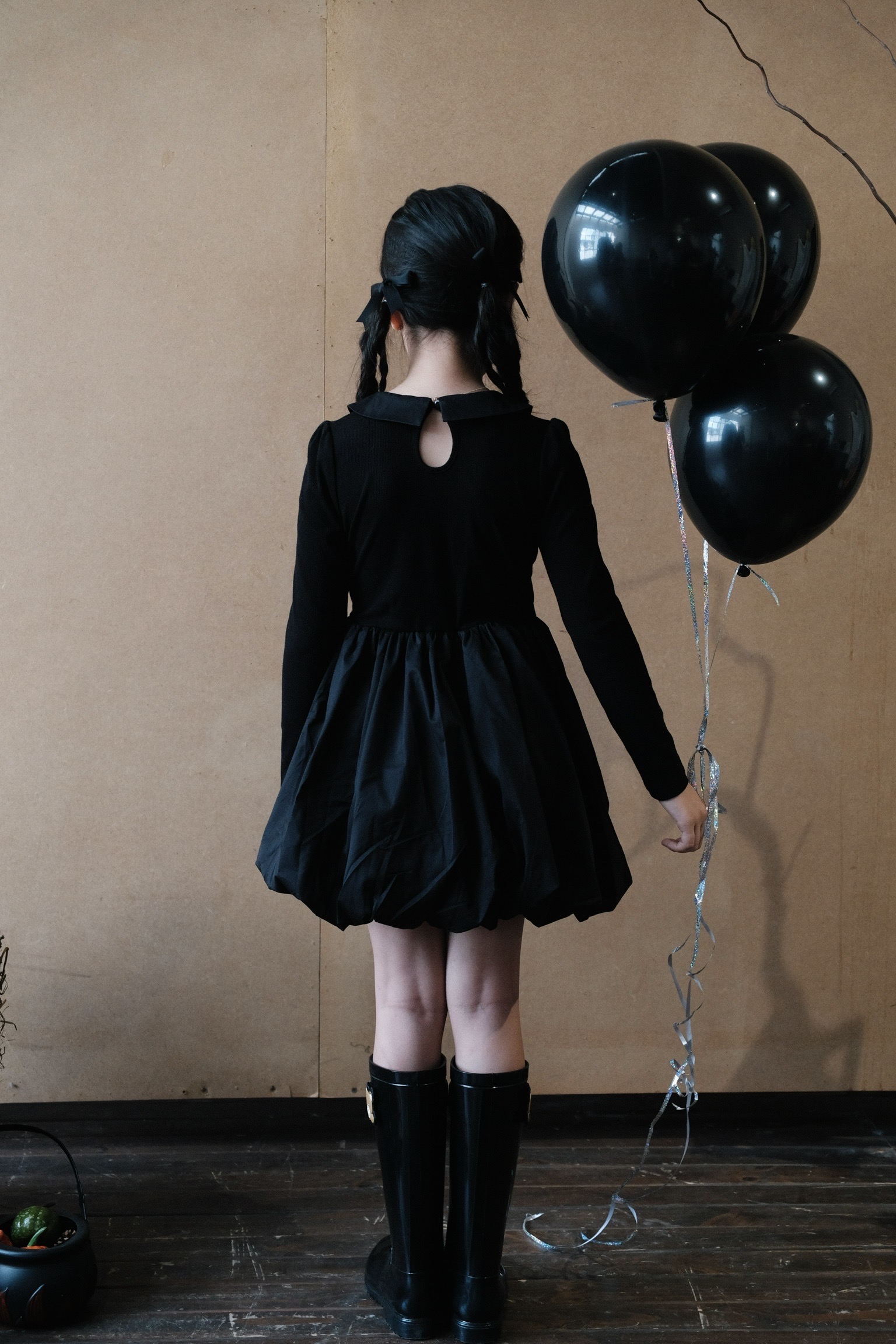 Long Sleeve Pumpkin Dress (Váy Bí Dài Tay Cổ Sen)_thumbnail_5