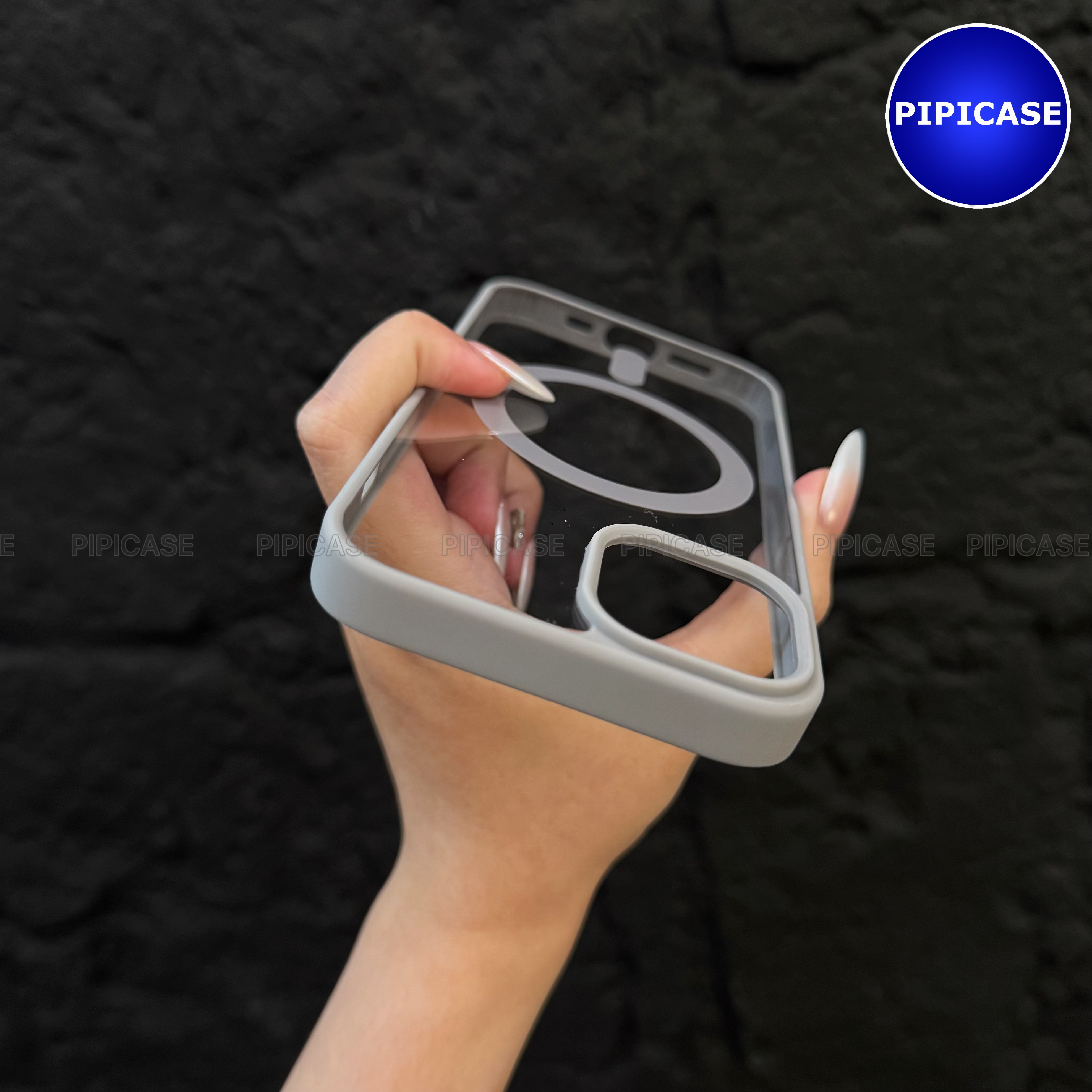 Ốp Lưng iPhone 15 - Chic - Xám_thumbnail_7