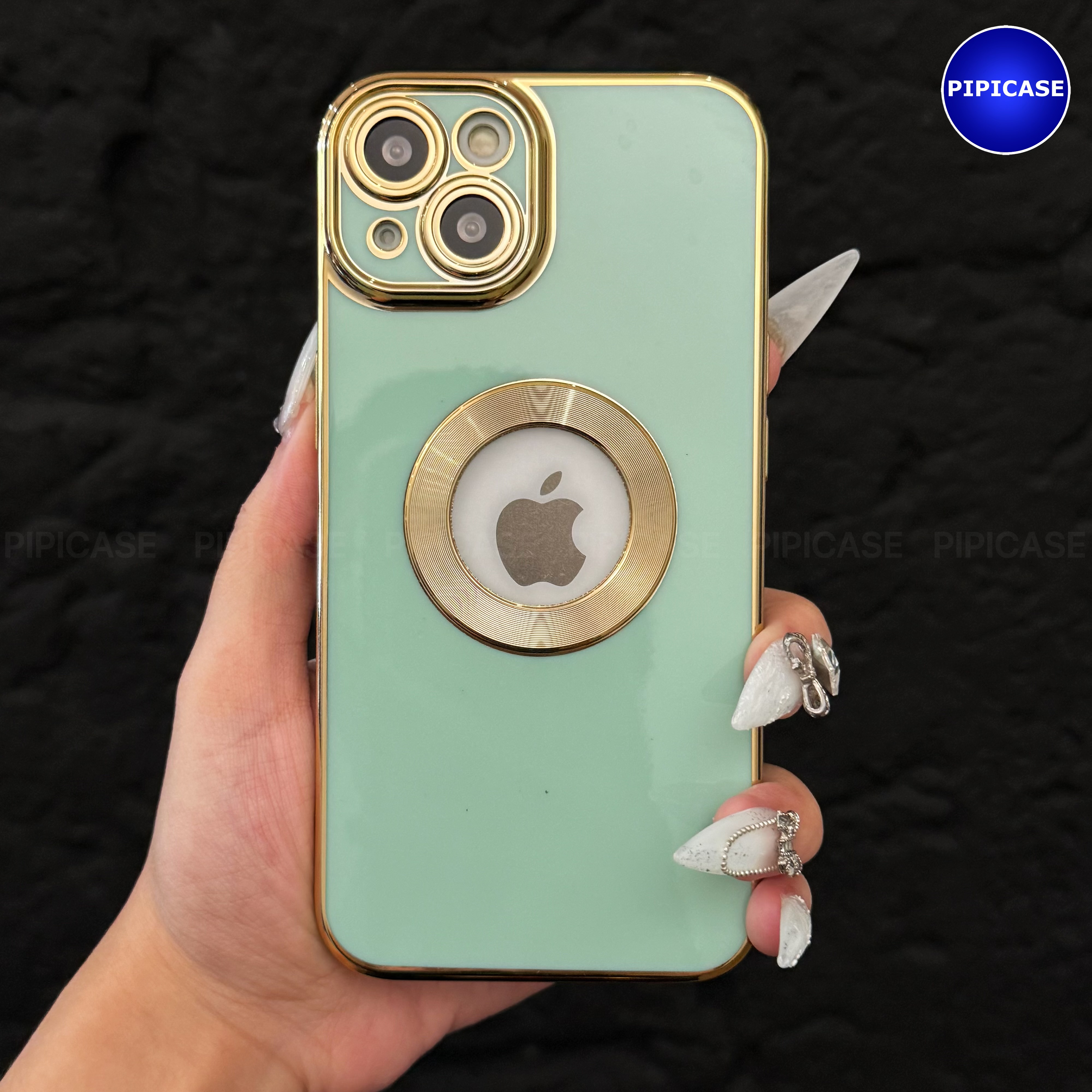 Ốp Lưng iPhone 13 - Pandora - Xanh Mint_thumbnail_2