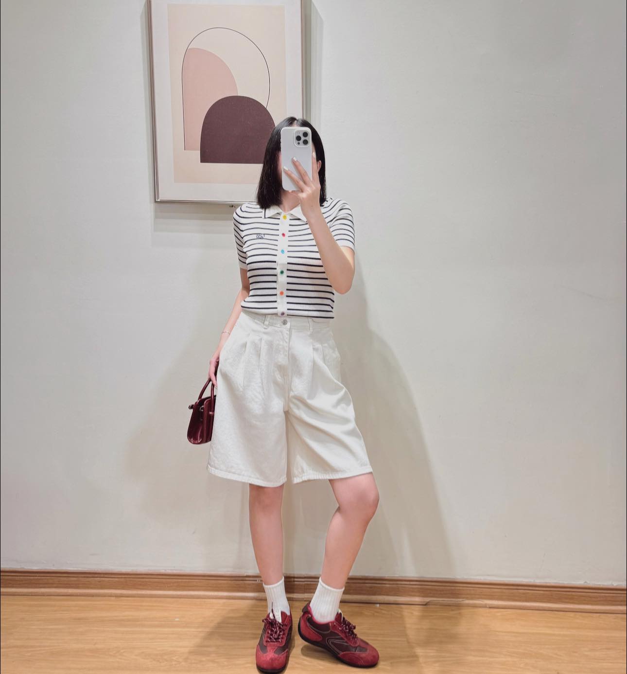 C SHORT JEAN TRẮNG LỠ ZR