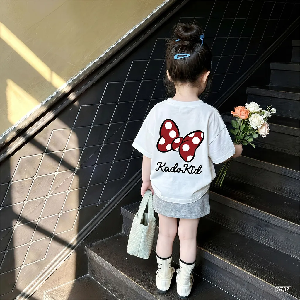 Áo thun bé gái nhân vật hoạt hình Chuột Miinie siêu yêu Kado 3732_thumbnail_5