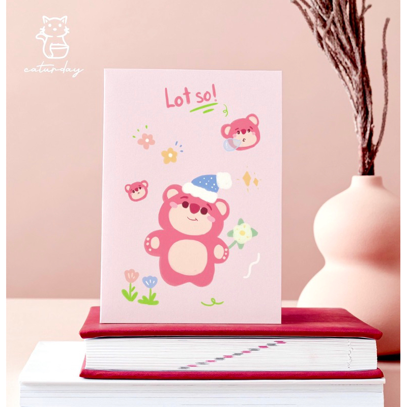 Giấy bao tập GẤU DÂU - LOTSO siêu đáng yêu - Giấy bóng dày chất lượng, hình in rõ nét, màu sắc tươi tắn_thumbnail_4
