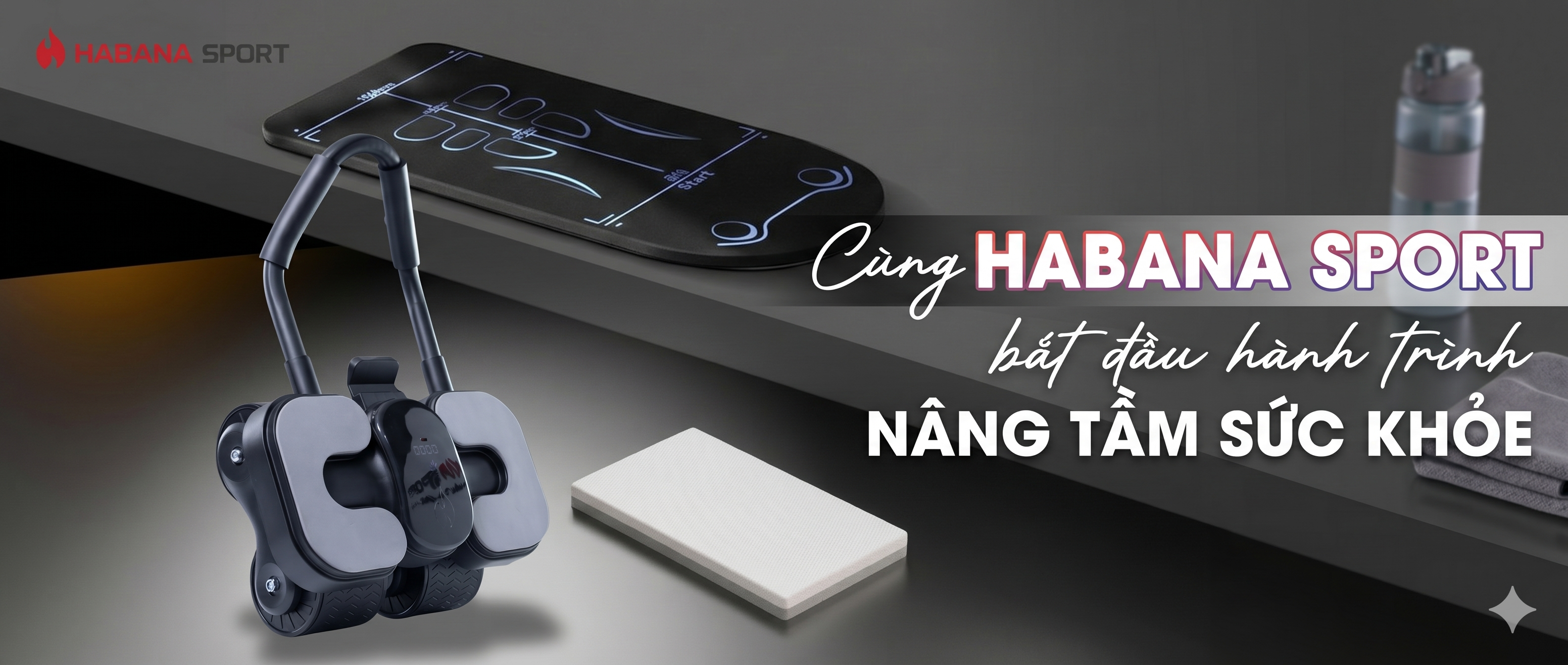 Máy Tập Bụng Đốt Mỡ Thông Minh Habana - Ưu Đãi 50% Mua 1 Tặng 4