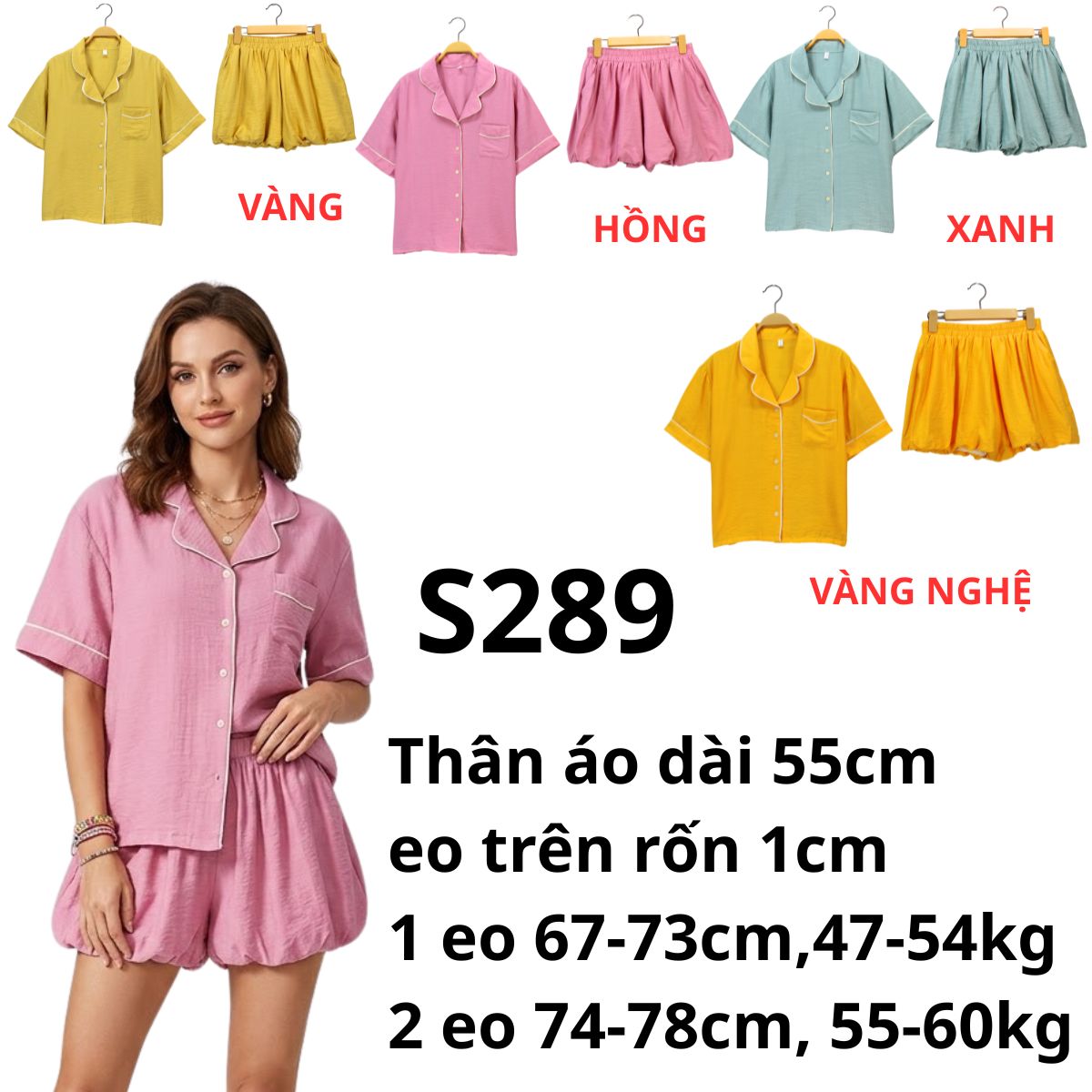 S289- SET BỘ PIZAMA