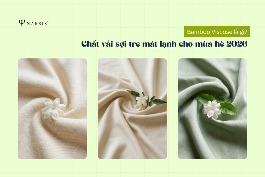 Bamboo Viscose là gì? Chất vải sợi tre mát lạnh cho mùa hè 2026