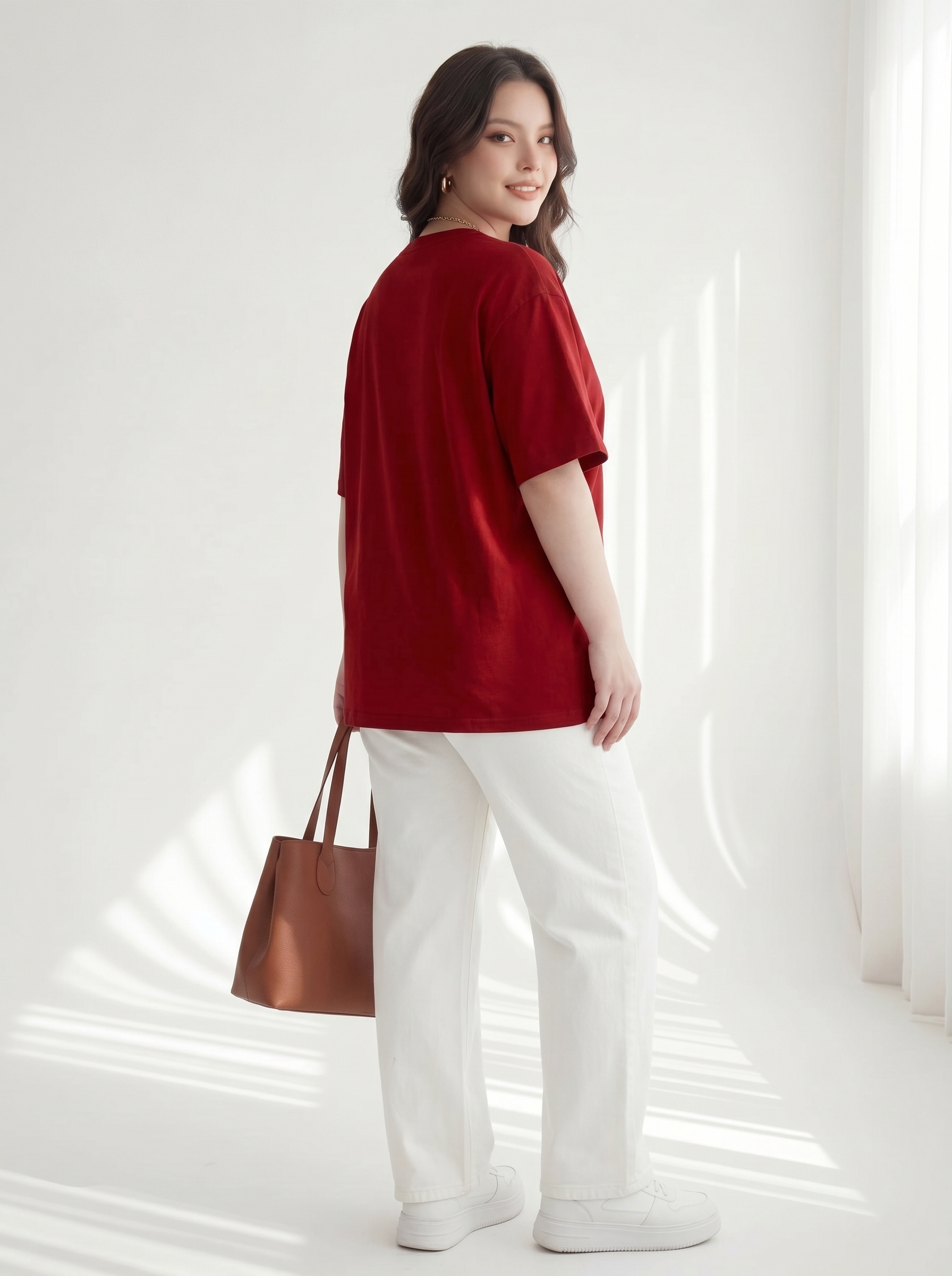 BIGSIZE NỮ - Áo thun form rộng in cô gái dành cho nàng béo 55-95kg V-AK102-3_thumbnail_15