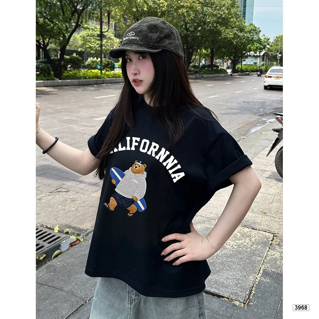 Áo thun unisex form boxy basic dễ phối Miucho 3968_thumbnail_3
