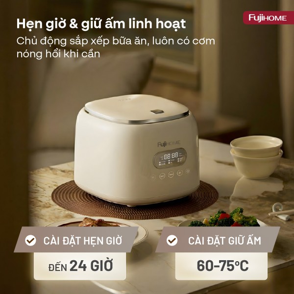 Nồi cơm điện Fujihome Inox LowSugar RC10ALS_thumbnail_3