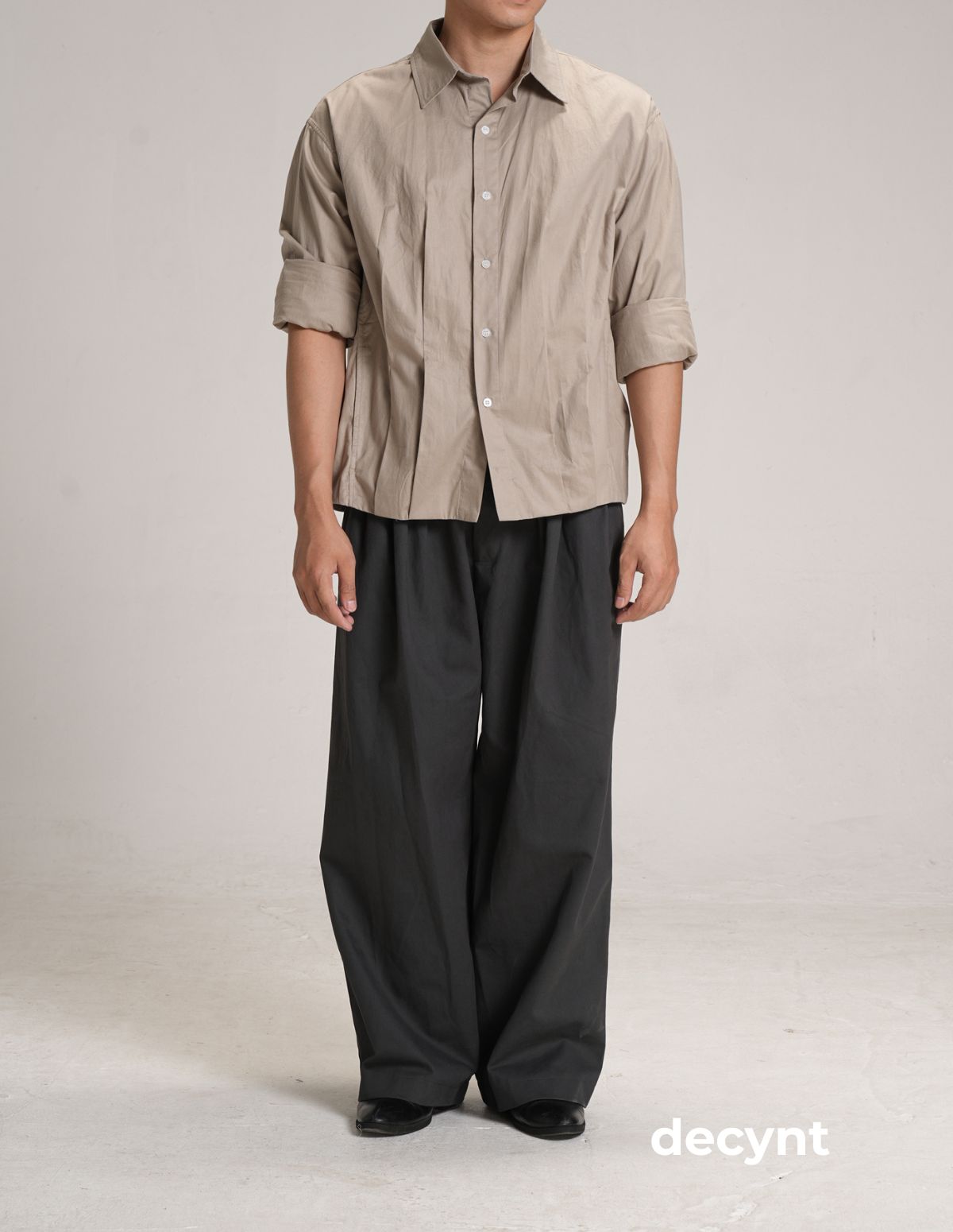 Pleated shirts decynt - Áo sơ mi xếp ly chất liệu 100% cotton hàn_thumbnail_11