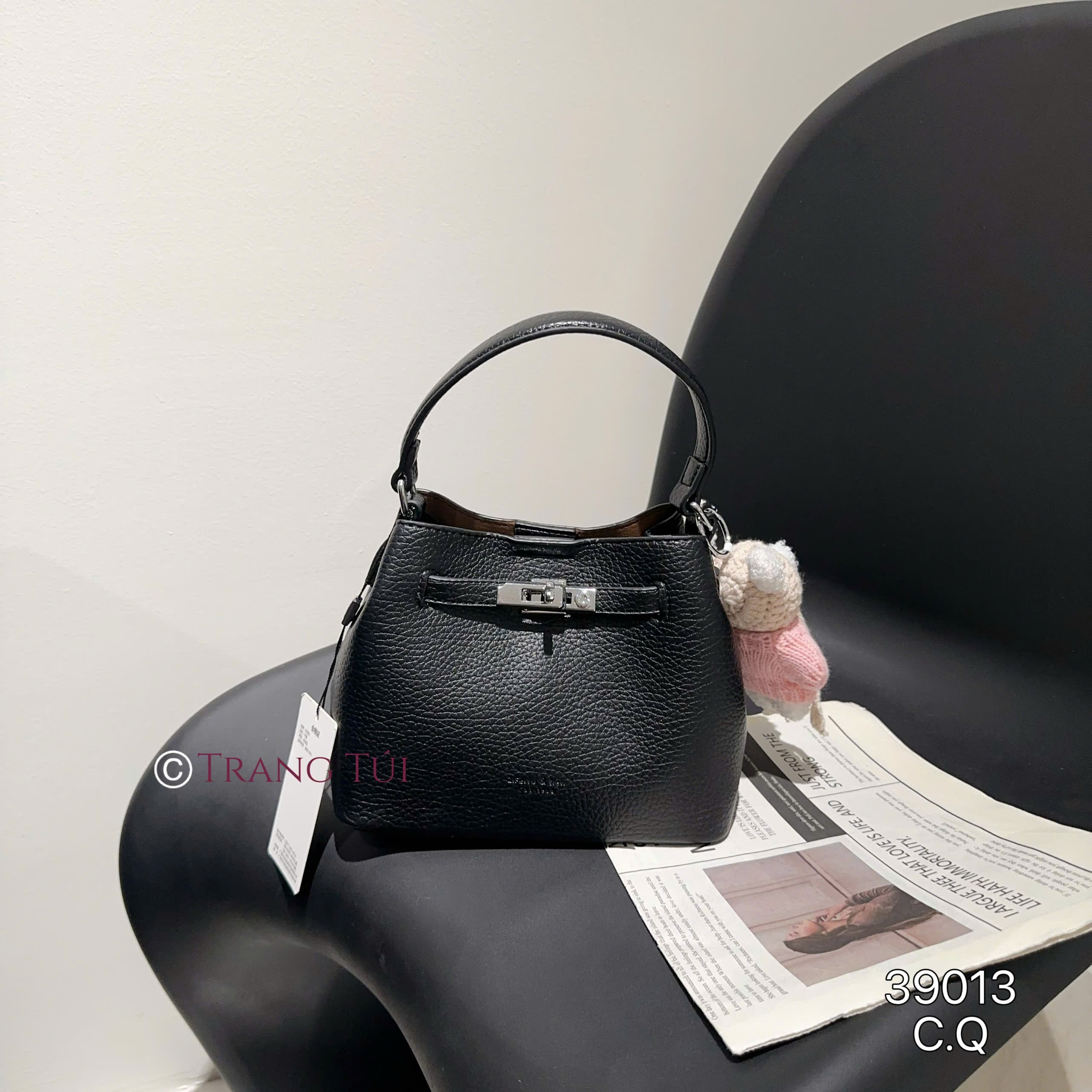 Túi MANDIER khóa bạc size21.5 39013