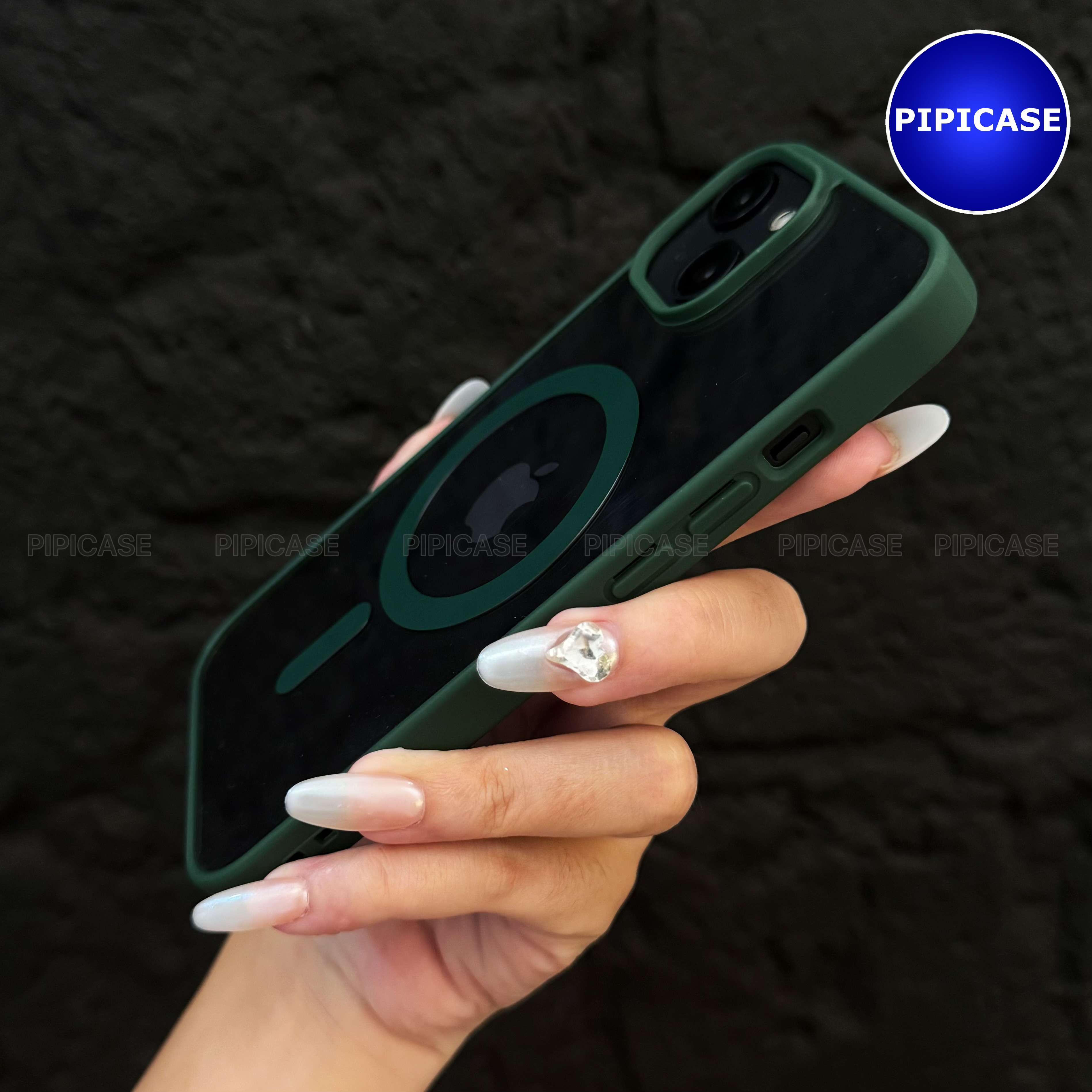 Ốp Lưng iPhone 15 Plus - Chic - Xanh Lá_thumbnail_3
