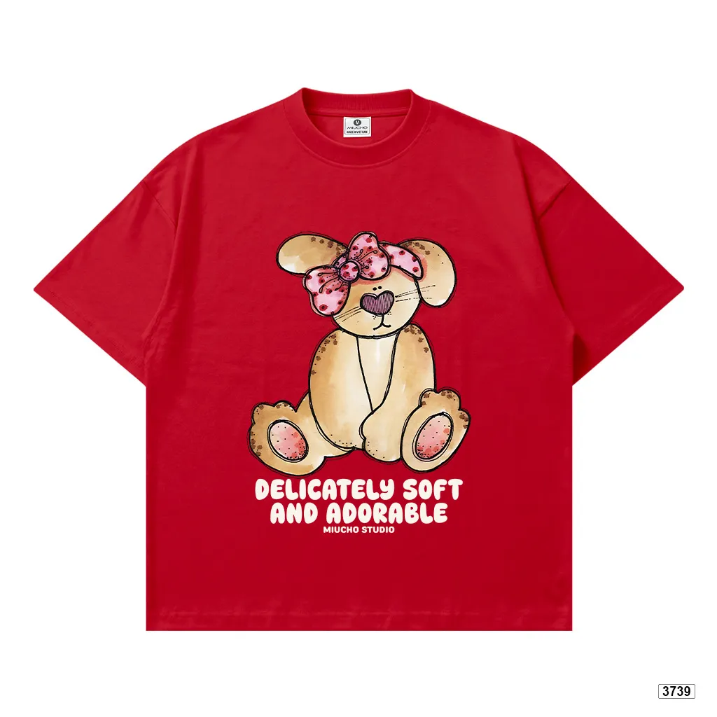 Áo thun nữ form boxy mùa hè chất thoáng mát phong cách dễ thương Miucho 3739_thumbnail_13