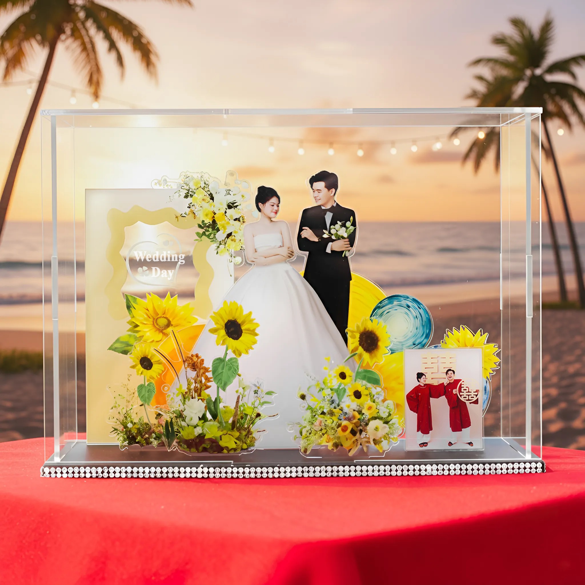 Standee Đám Cưới – Mô Hình Mica 3D Trang Trí, In Ảnh Theo Yêu Cầu, Quà Cưới Decor (Tặng Hộp+ Túi) - Size tính theo chiều ngang_thumbnail_3