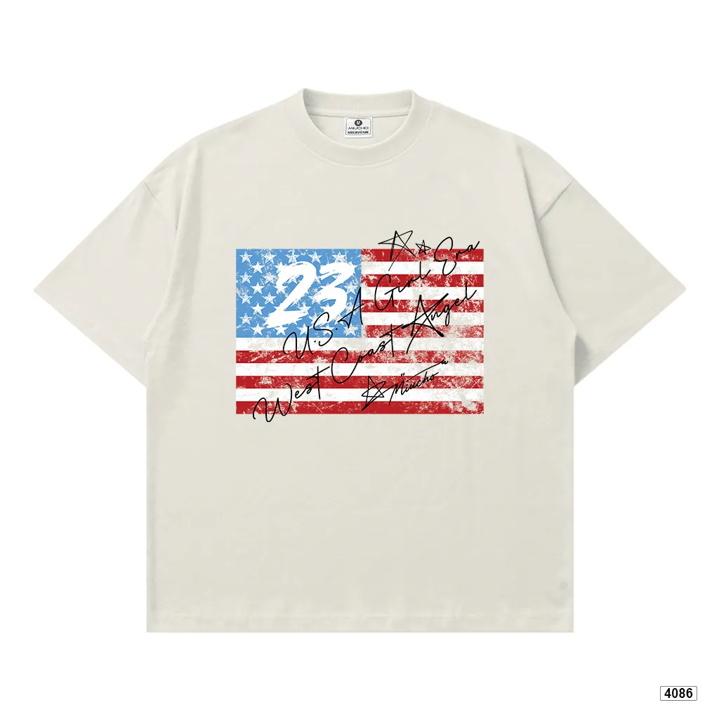 Áo thun boxy unisex cá tính Miucho 4086_thumbnail_11