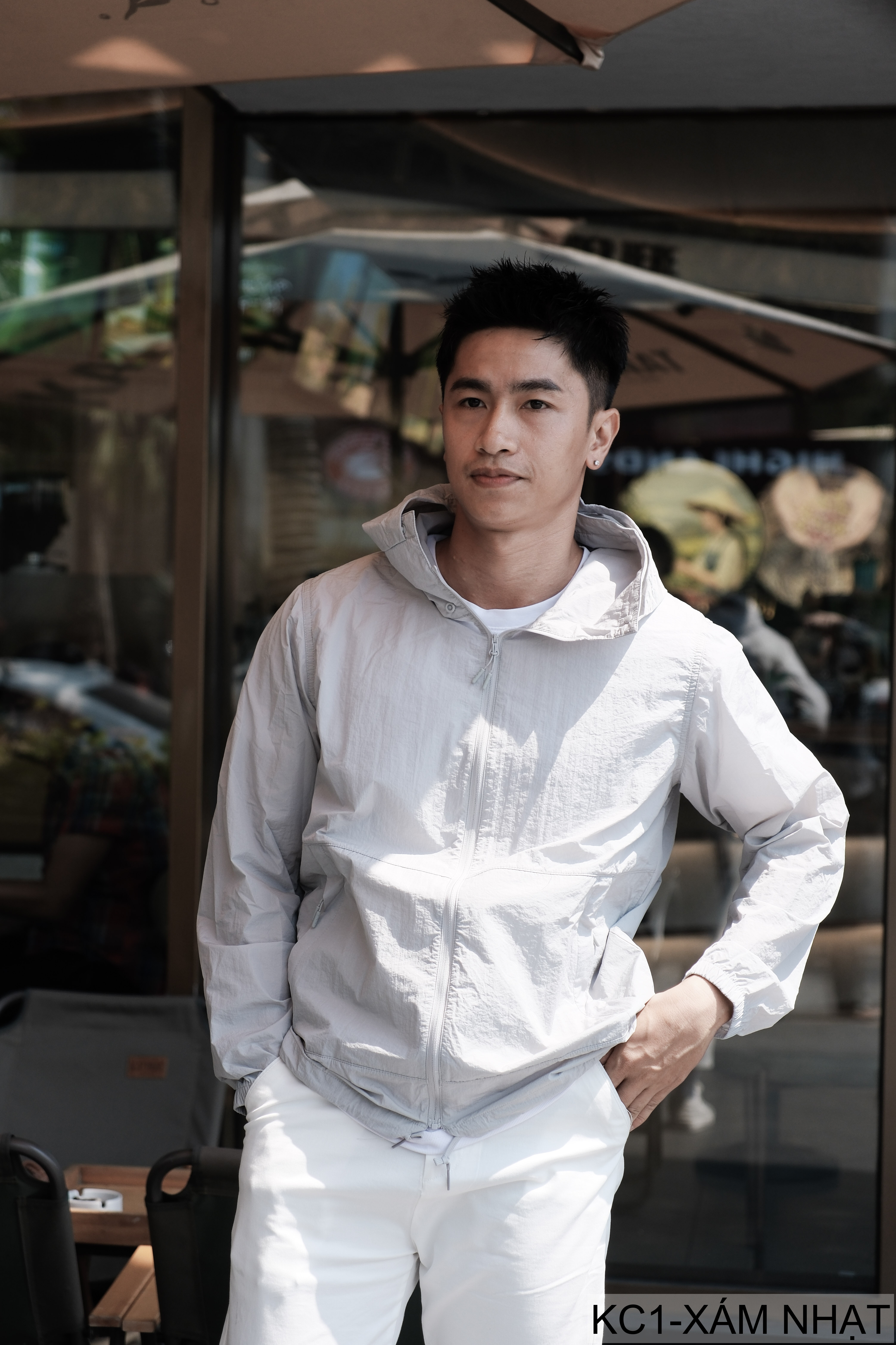 KC1 - Áo khoác chống nắng nam nữ UPF50+ siêu mỏng, thoáng khí, dáng rộng, có mũ trùm đầu_thumbnail_33