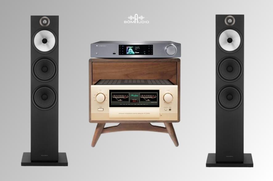 COMBO AMPLY ACCUPHASE E380 + LOA B&W 603 S2 + ĐẦU DAC CAMBRIDGE CXN V2 - B13