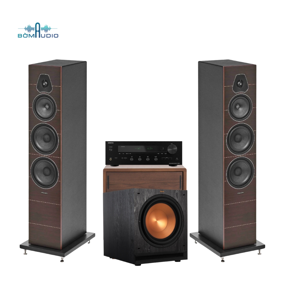 Combo Amply ONKYO TX-8470 + Loa Cột SONUS FABER LUMINA V + Loa Subwoofer KLIPSCH SPL-120 – OKS1_thumbnail_1