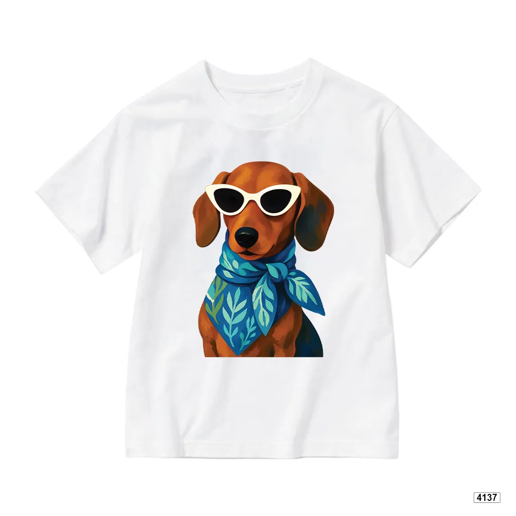Áo thun bé trai bé gái cún Dachshund Kado 4137_thumbnail_0
