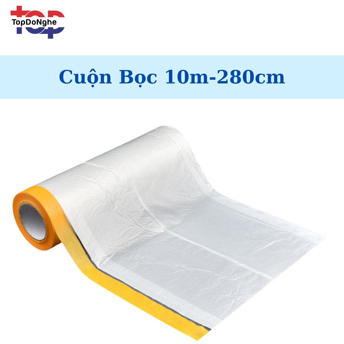 Màng Nilon che bụi đa năng, bọc hàng, che chắn sơn, bảo vệ  Có một đầu dán dính_thumbnail_1