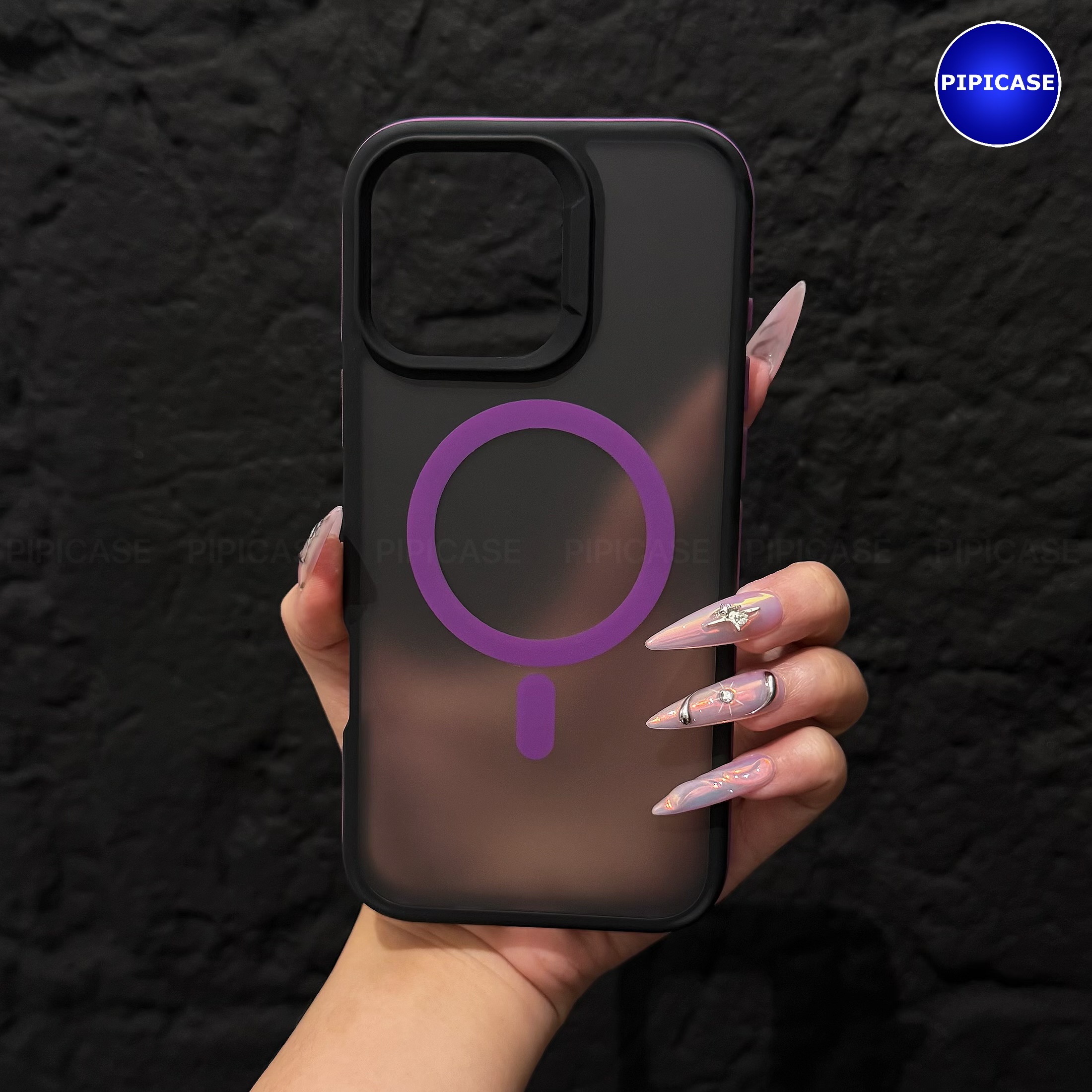 Ốp Lưng iPhone 15 Pro Max - Map - Tím_thumbnail_1