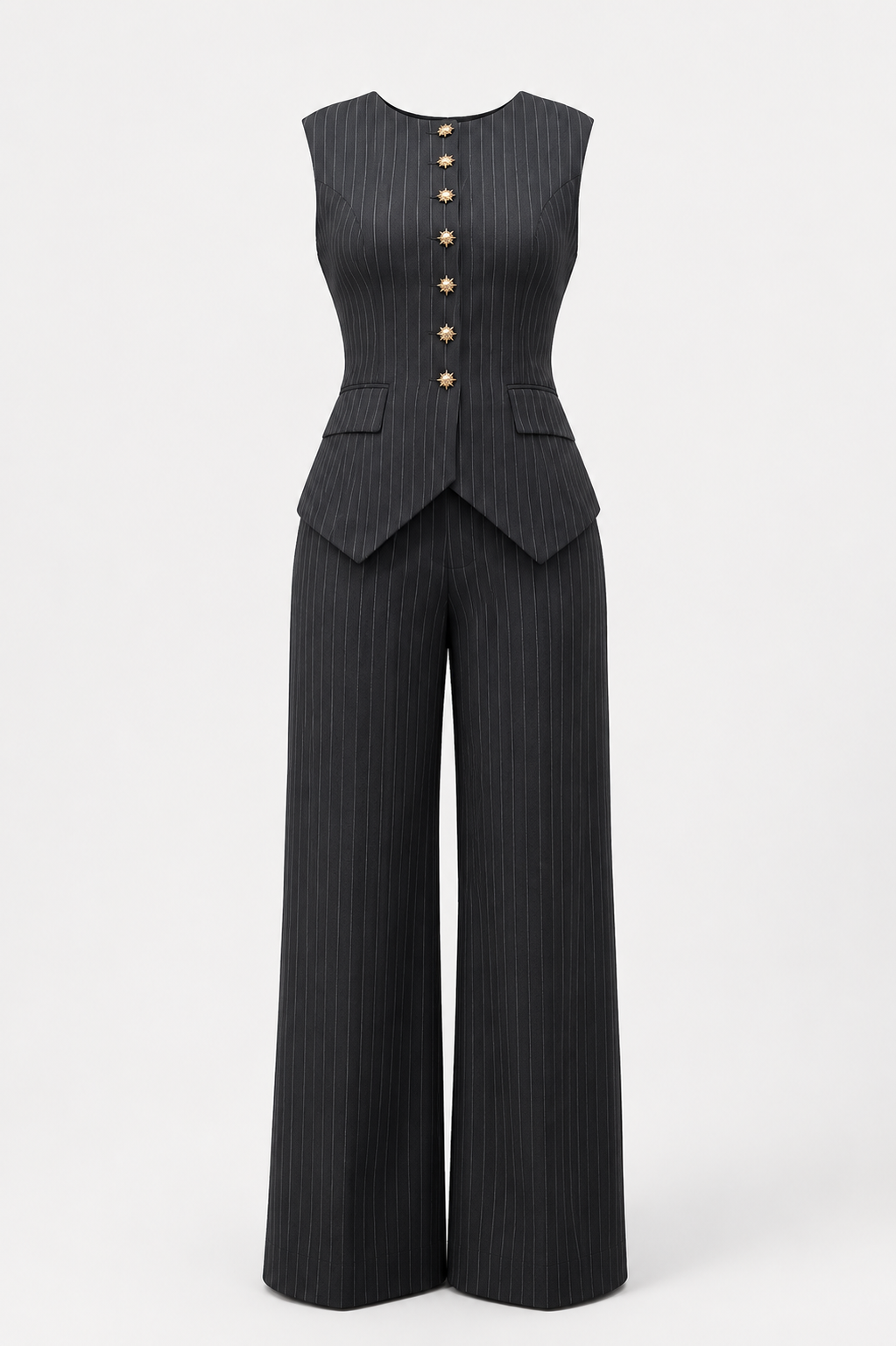 Bộ vest gile kẻ 26504 đen_thumbnail_4