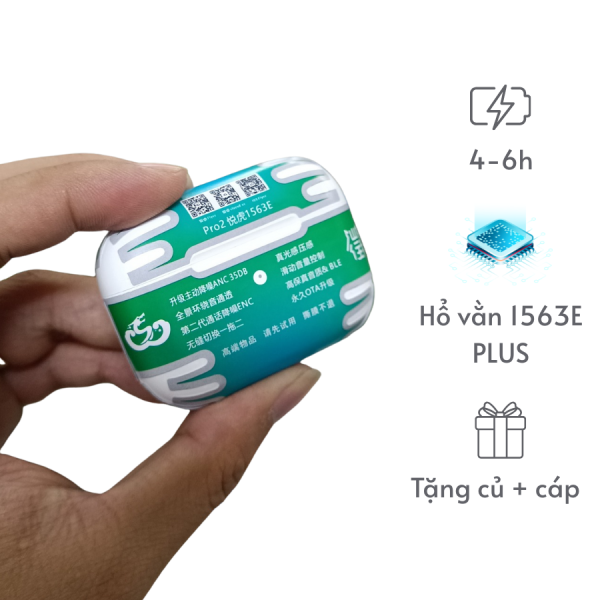 Tai nghe bluetooth AP PRO 2 Hổ vằn 1563E PLUS