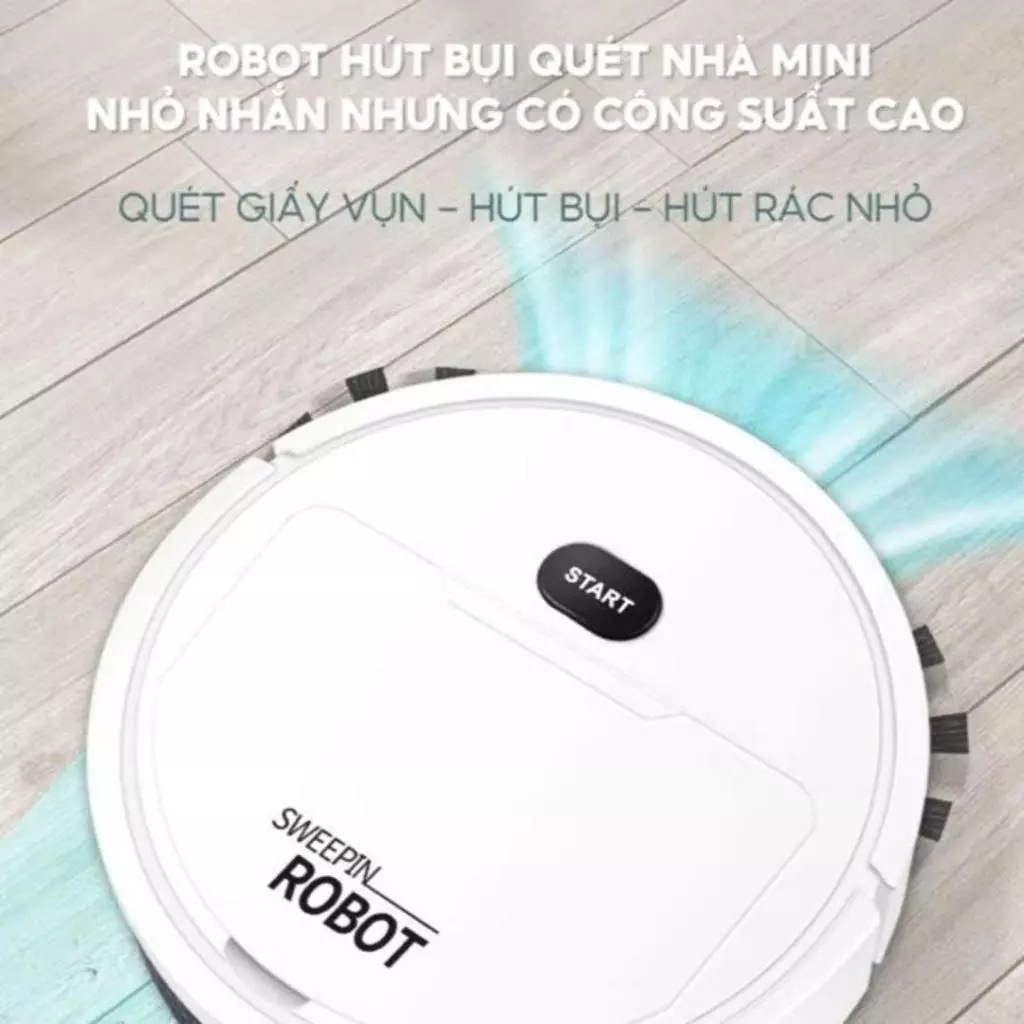 Robot hút bụi thông minh SWEEPING – lực hút mạnh, cảm biến tránh vật cản, tiện lợi cho gia đình_thumbnail_8