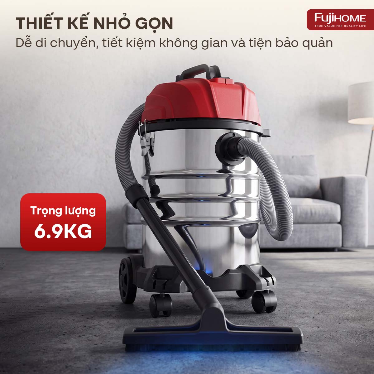 Máy hút bụi công nghiệp Fujihome VC30N_thumbnail_1