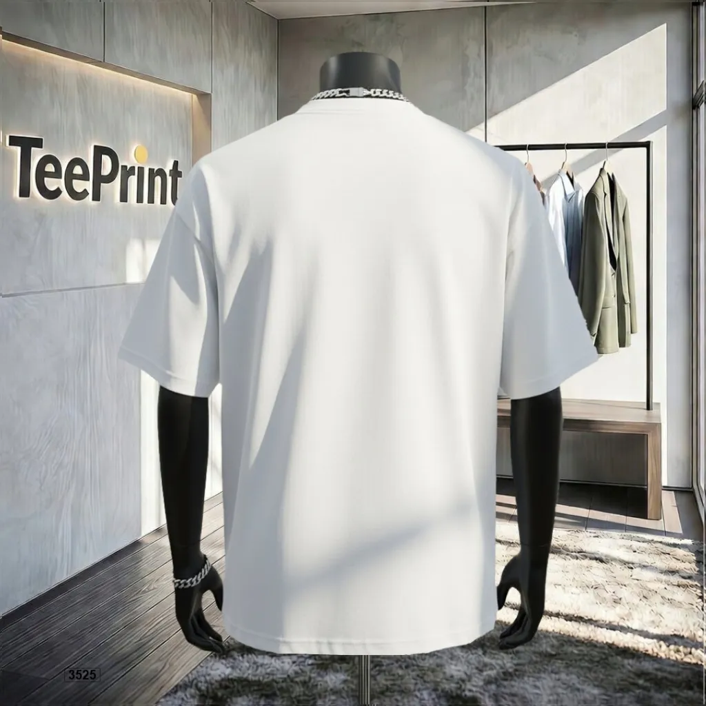 Áo thun nam form rộng classic TeePrint 3525_thumbnail_4