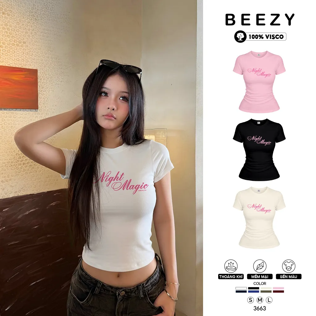 Áo babytee form ôm Night Magic Beezy 3663