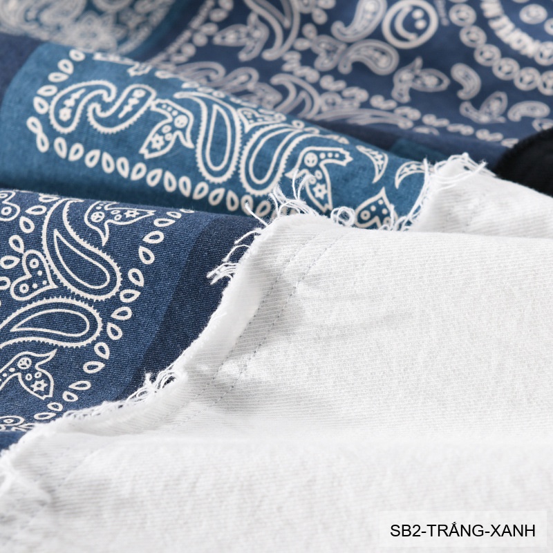 SB2 - Áo sơ mi nam ngắn tay phối màu bandana, cotton mát mẻ, dáng rộng streetwear mùa hè_thumbnail_4