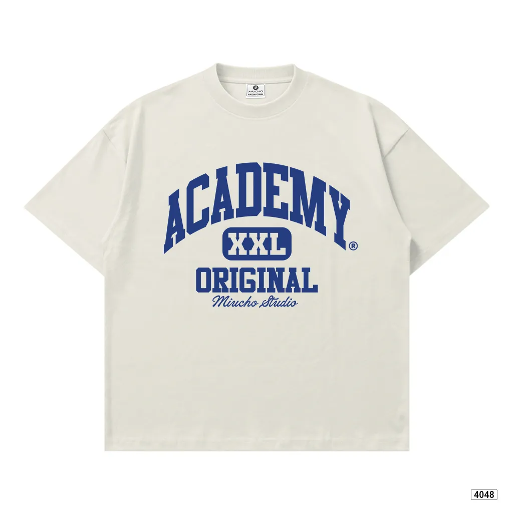 Áo thun boxy unisex dáng ngắn Academy Miucho 4048_thumbnail_11