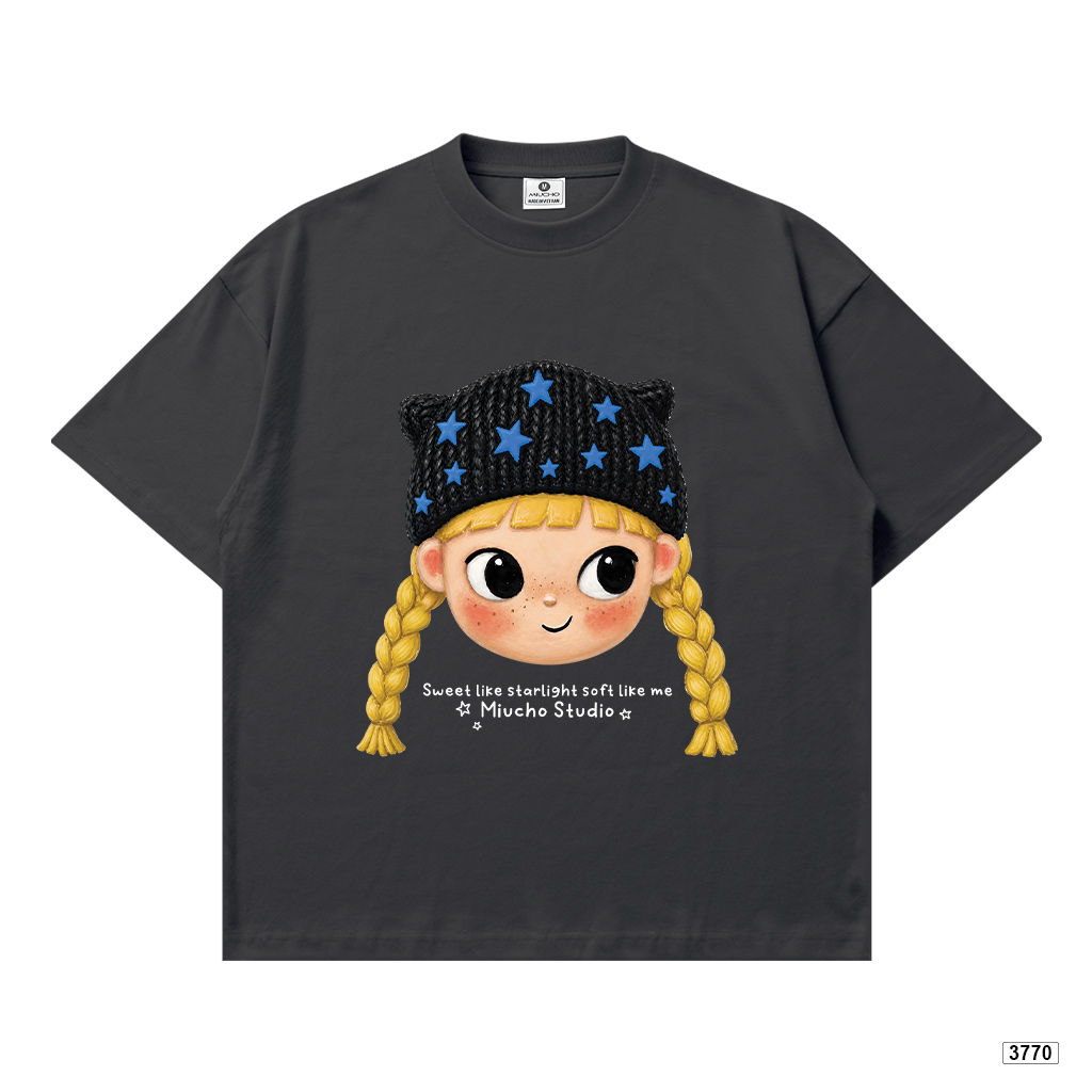 Áo thun boxy nữ Cartoon Girl đáng yêu Miucho 3770_thumbnail_13