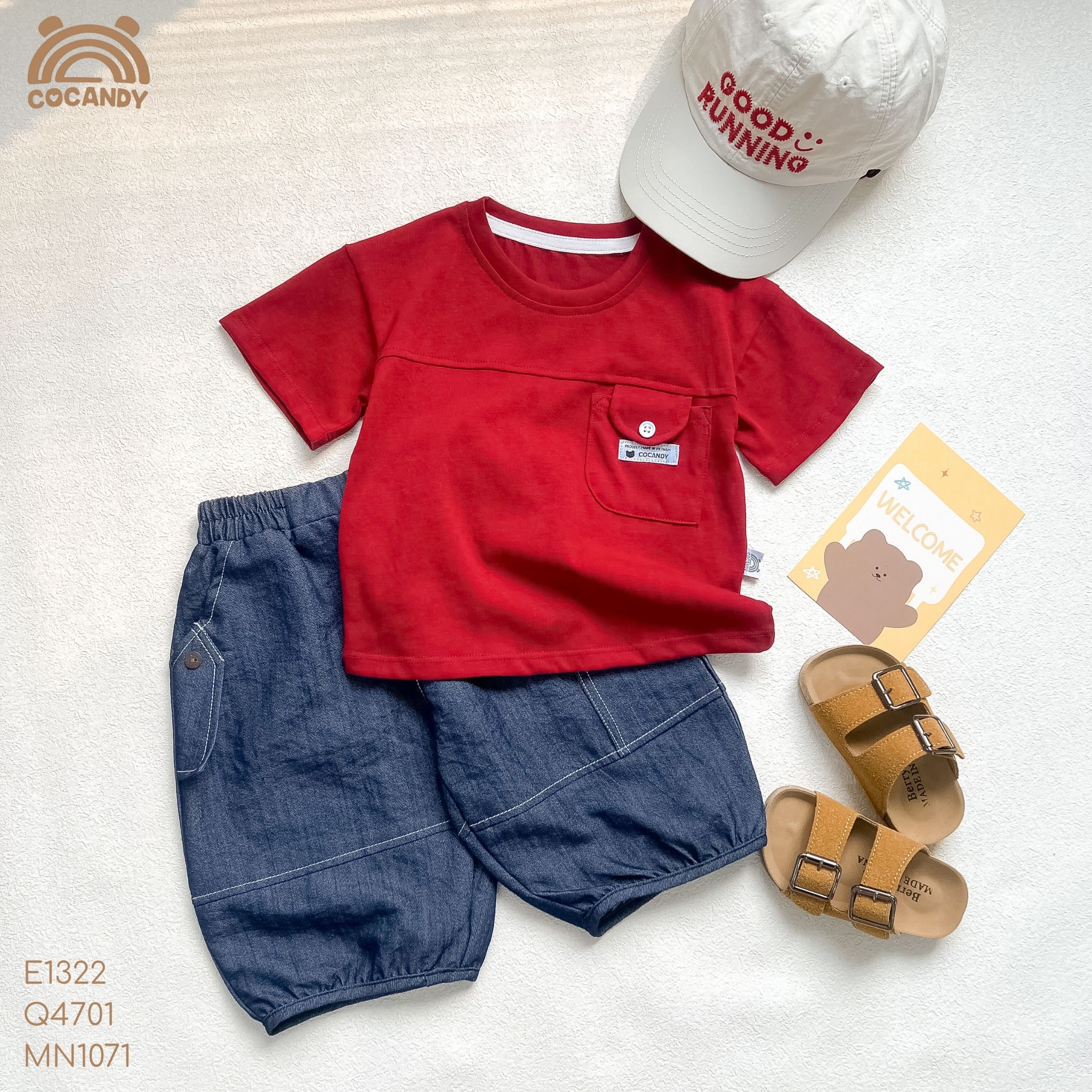 Quần lửng XANH DENIM viền chỉ ống bom_thumbnail_1