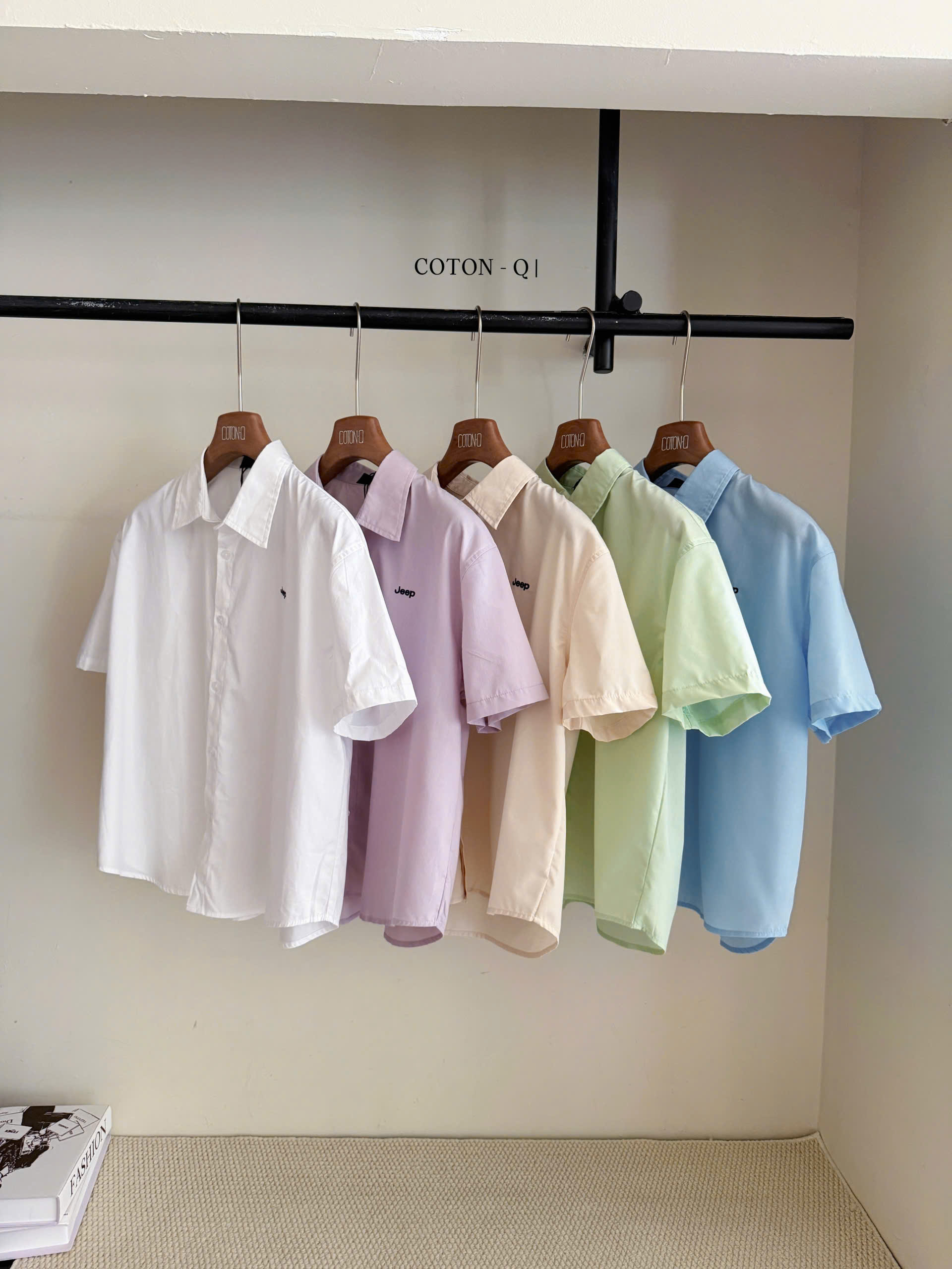 Áo somi tay ngắn ( BE )_thumbnail_1