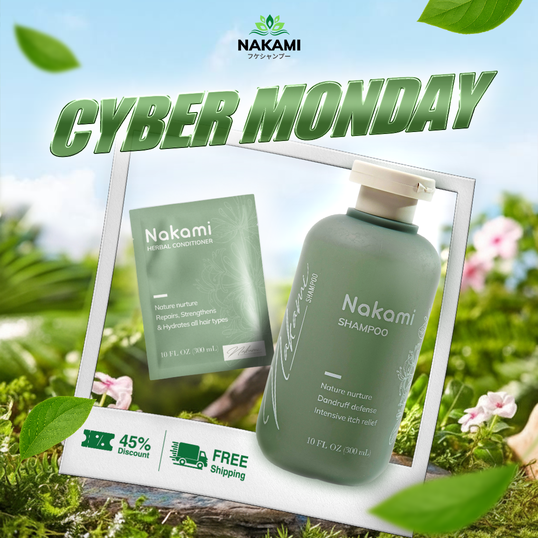 Nakami Anti-Dandruff Shampoo, Dandruff Remover, Anti-Fungal, Anti Itchy No.1 Japan 300mL