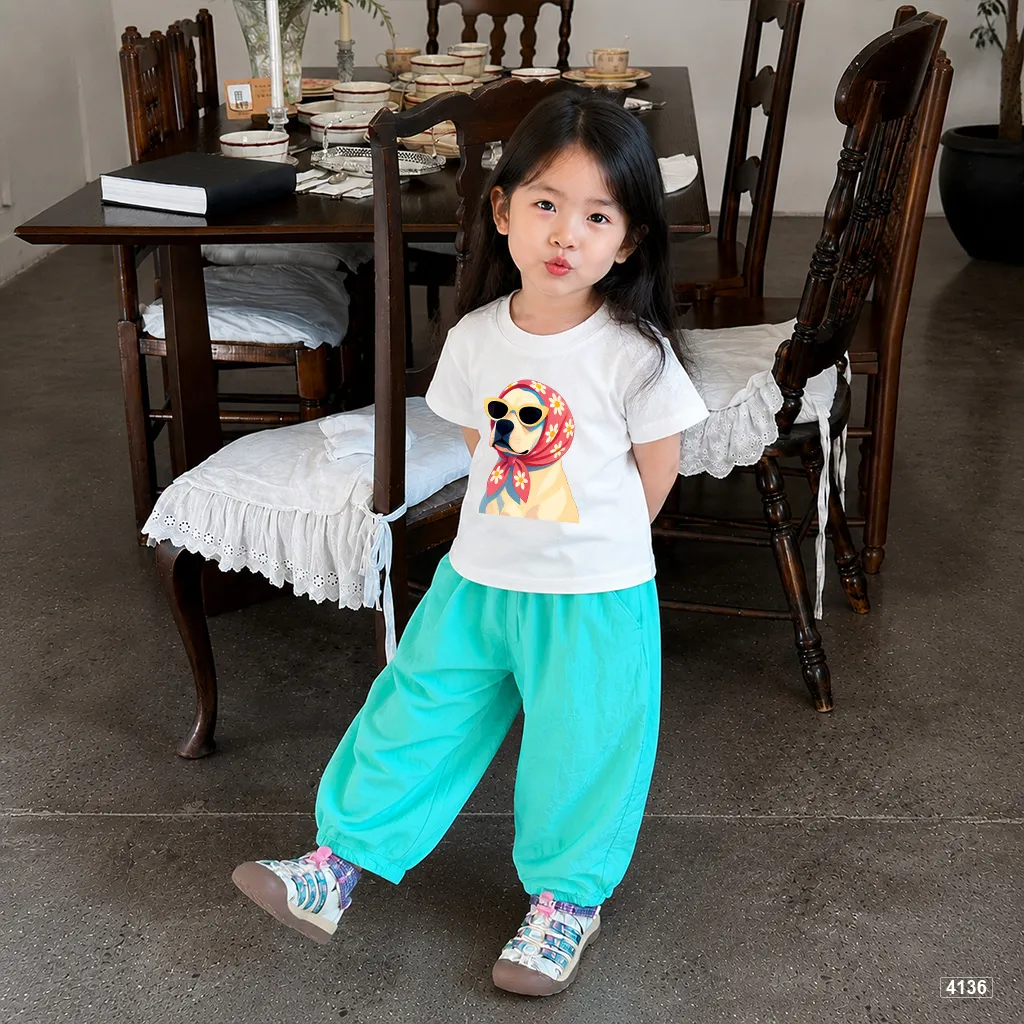 Áo thun trẻ em cún choàng khăn đáng yêu Kado 4136_thumbnail_5
