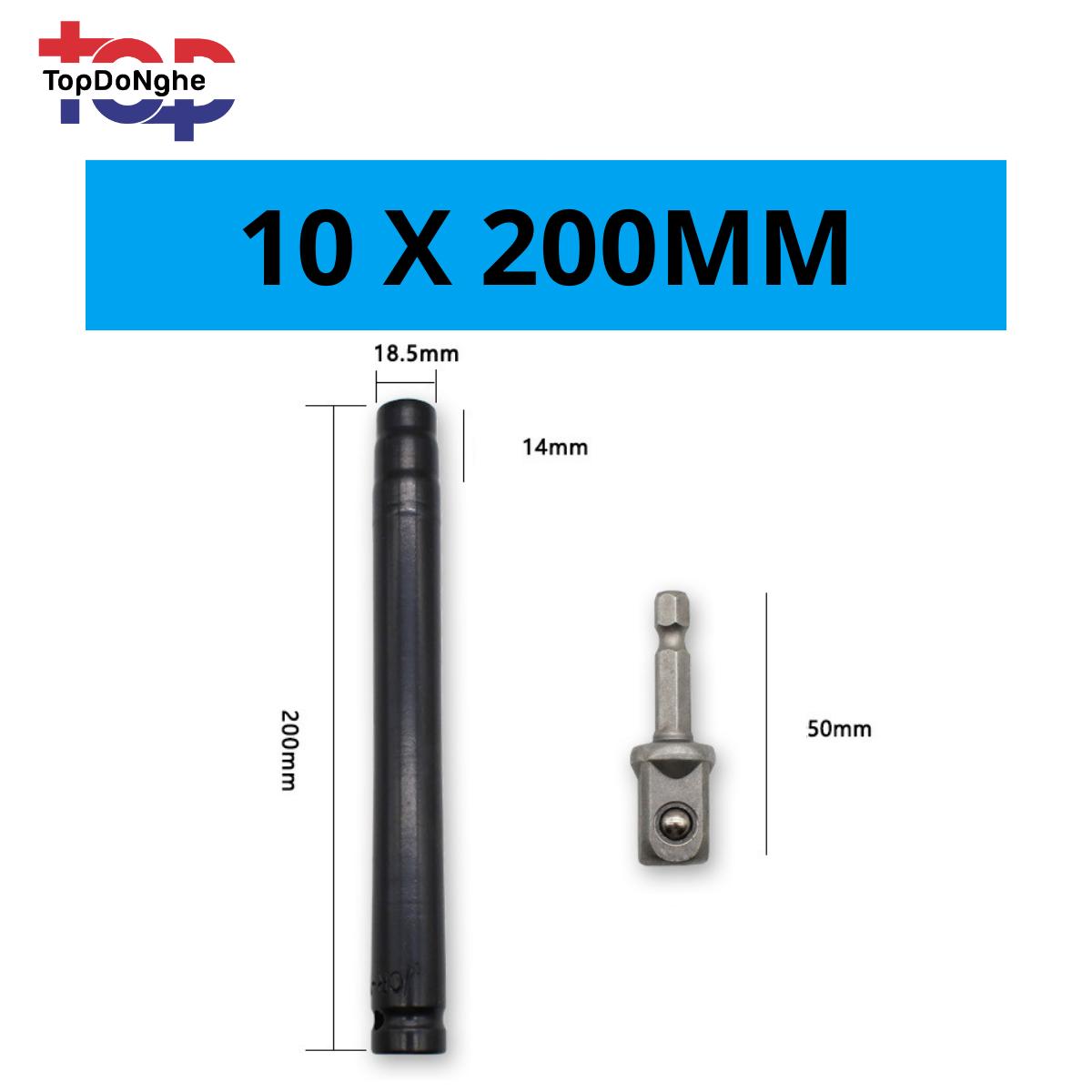 Bộ tuýp khẩu vặn ốc ty 6 8 10 12mm thạch cao hàng cao cấp, sửa chữa điện nước cỡ 10-12-13-14mm