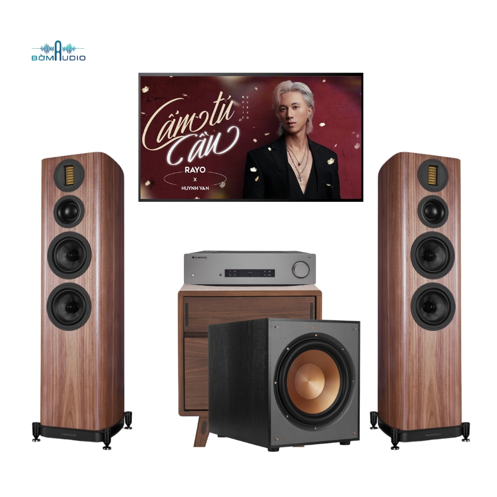 Combo Amply CAMBRIDGE AUDIO CXA81 MKII  + Loa Cột WHARFEDALE EVO 5.4 + Loa Subwoofer KLIPSCH R-120SW  – CK9_thumbnail_1