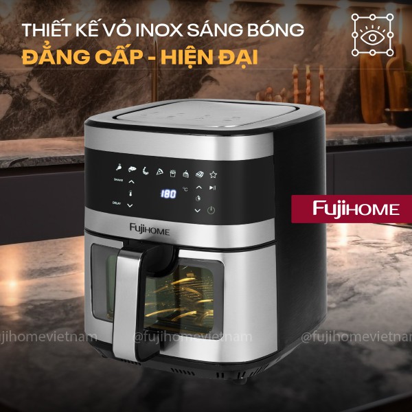 Nồi chiên không dầu Fujihome A10DG2 10Lít -  Dung tích 10L_thumbnail_6