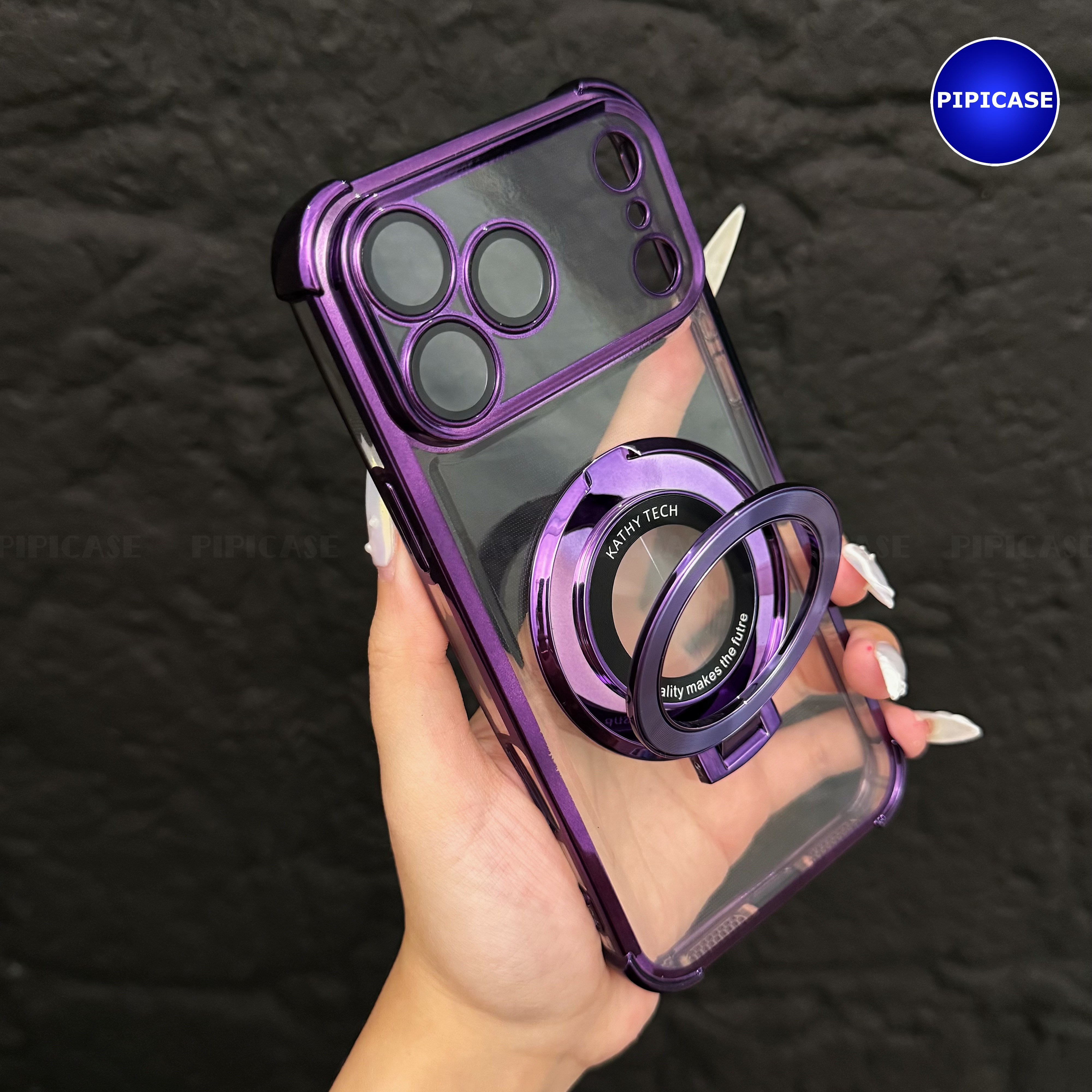 Ốp Lưng iPhone 17 Pro - Ven - Tím_thumbnail_7