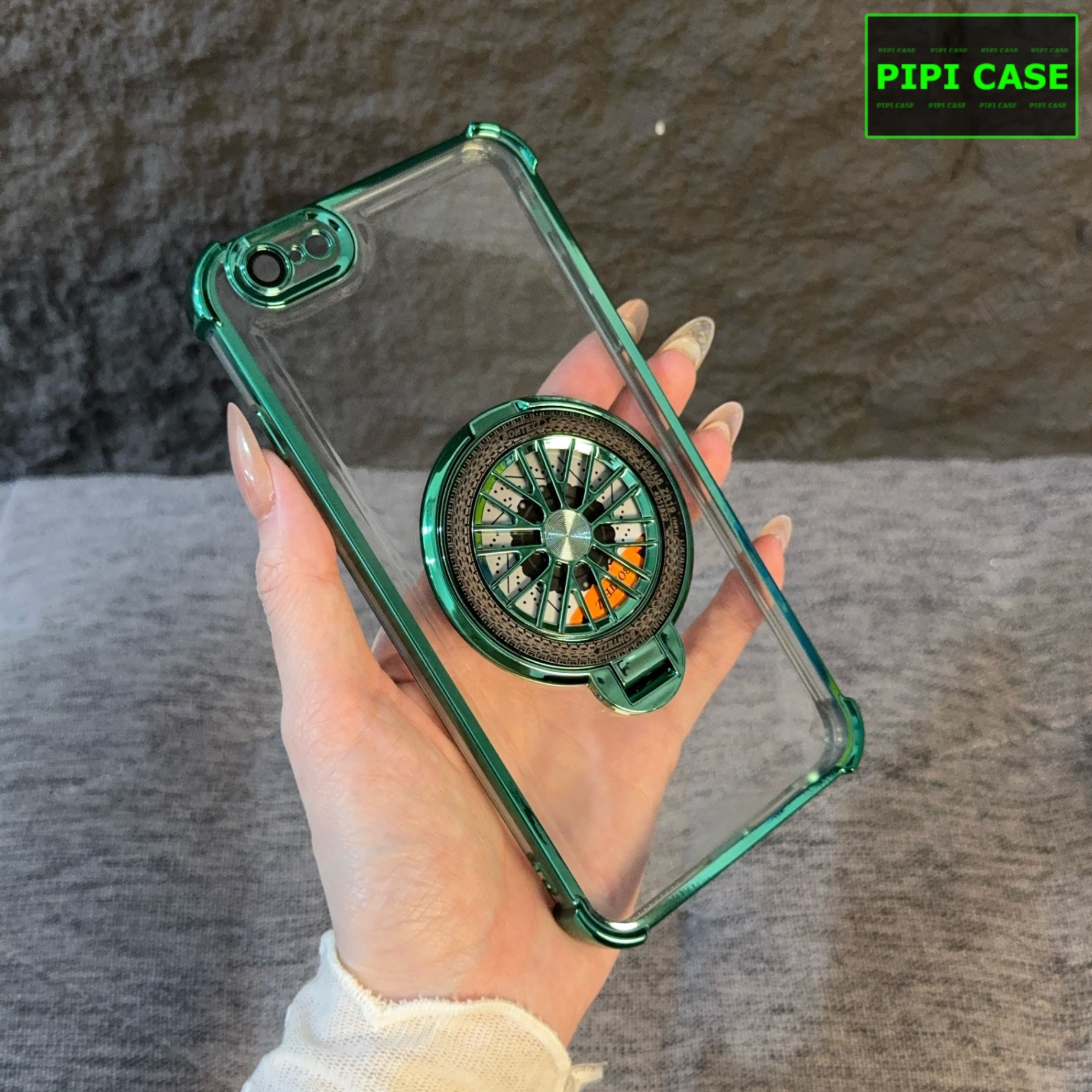 Ốp Lưng iPhone 6 Plus / 6S Plus - AB - Xanh Lá