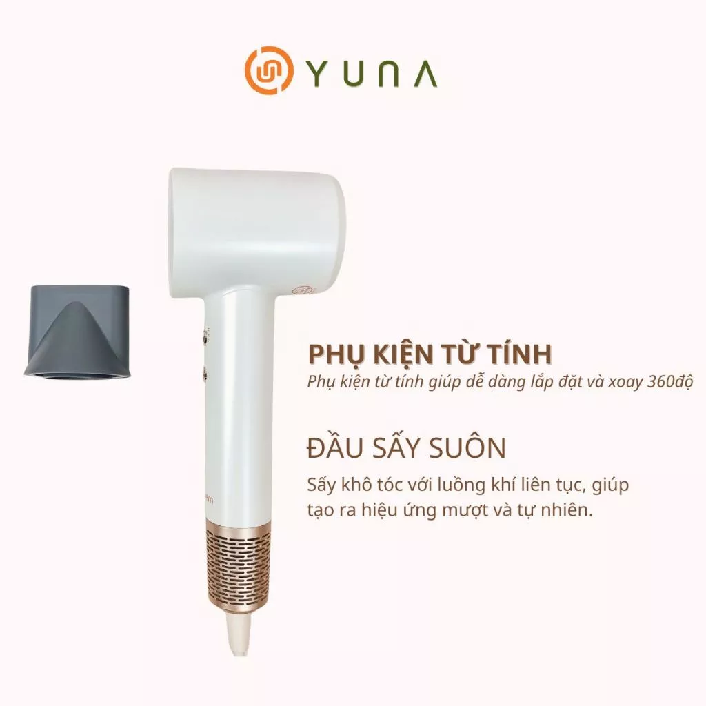 [BẢN NÂNG CẤP] Máy sấy tóc ion âm Jervem JV 01 – 1600W | Nhẹ 380g | Sấy nhanh – dưỡng tóc mượt BẢO HÀNH 1 NĂM_thumbnail_6