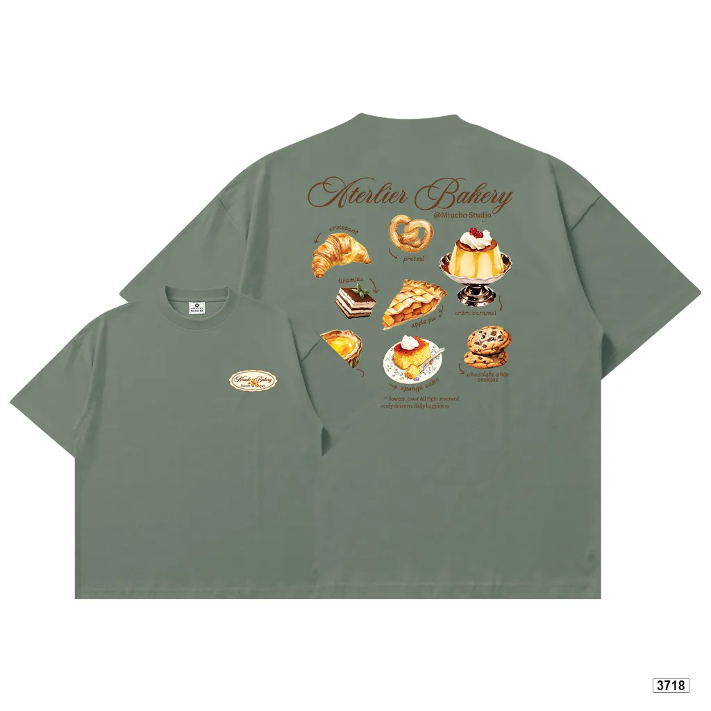 Áo thun unisex form boxy chất thoáng mát Miucho Bakery 3718_thumbnail_12